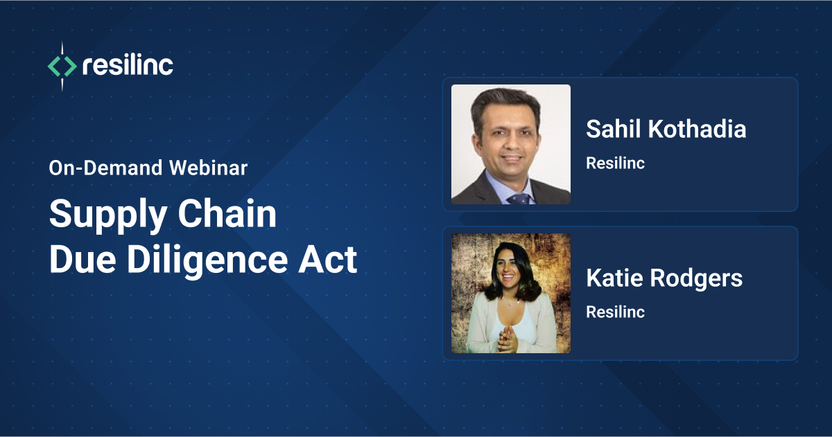 Supply Chain  Due Diligence Act